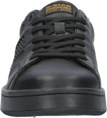 G-STAR Recruit leren sneakers zwart