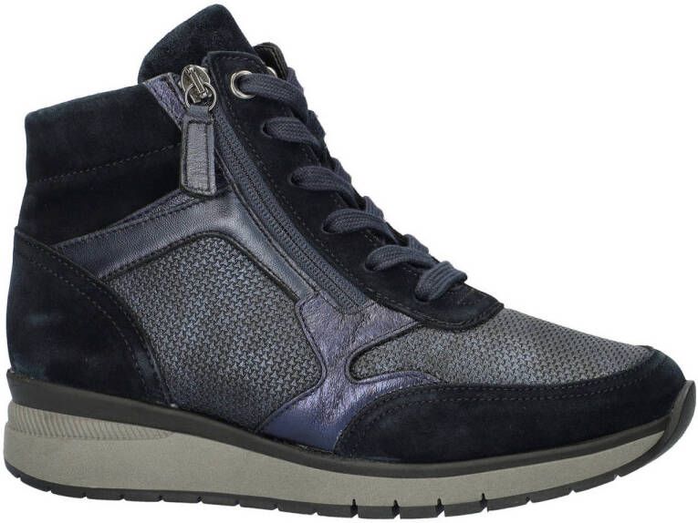 Gabor suède sneakers blauw