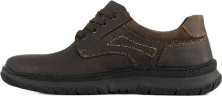 Gallus comfort leren veterschoenen bruin