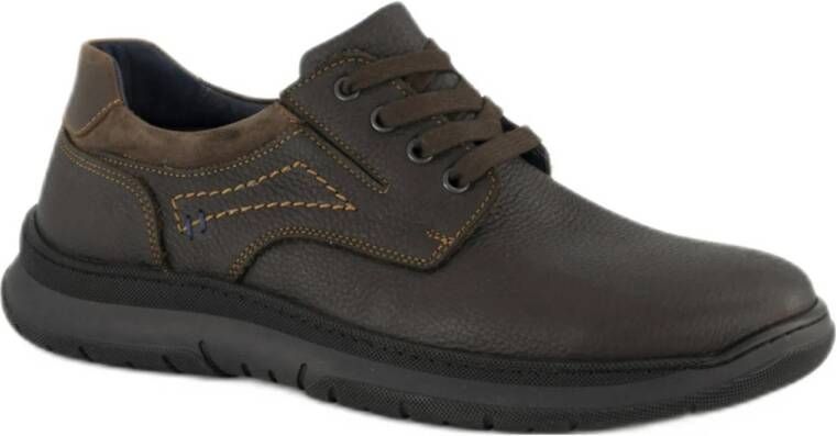 Gallus comfort leren veterschoenen bruin