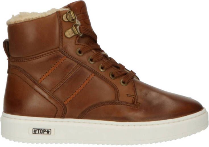 Gattino leren sneakers bruin