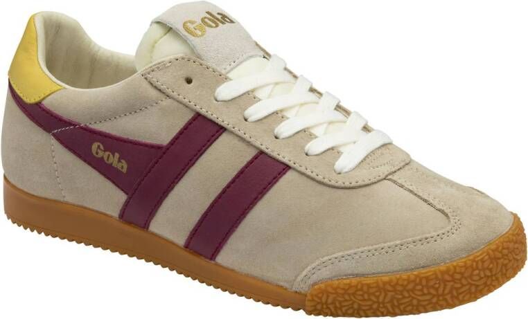 Gola Elan suède sneakers beige roze