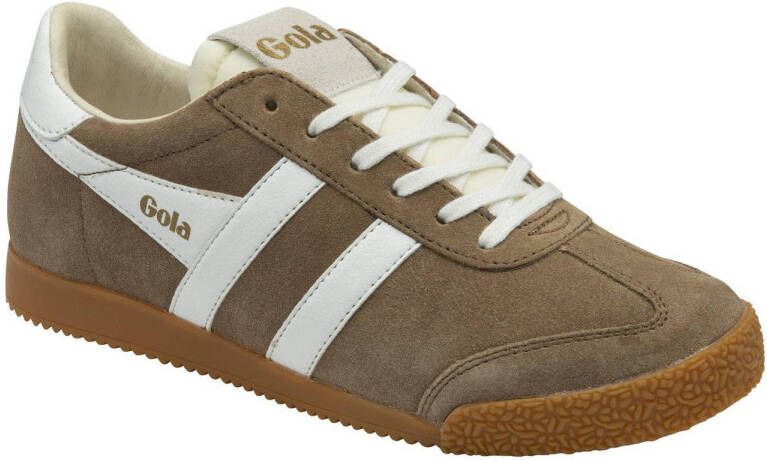 Gola Elan suède sneakers beige wit