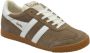 Gola Elan suède sneakers beige wit - Thumbnail 2