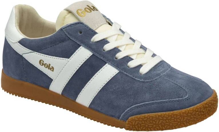 Gola Elan suède sneakers blauw wit