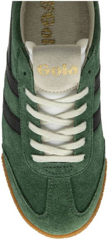 Gola Elan suède sneakers groen zwart