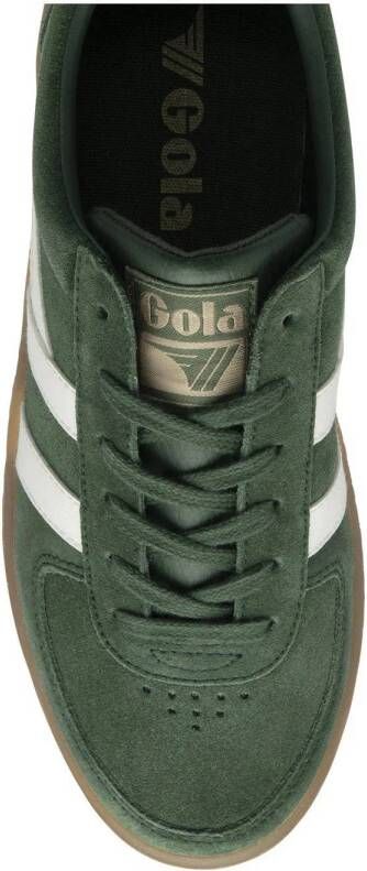 Gola Grandslam suède sneakers groen wit