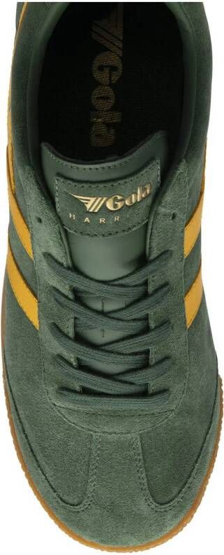 Gola Harrier suède sneakers groen geel