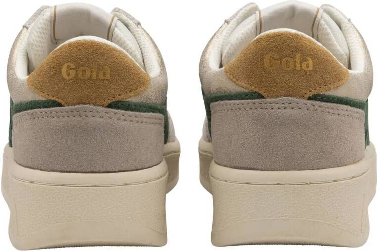 Gola Superslam blaze leren sneakers goud groen