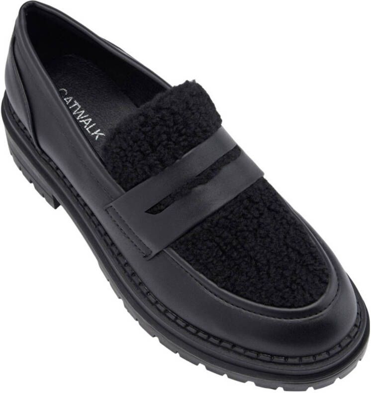 Graceland chunky loafers zwart