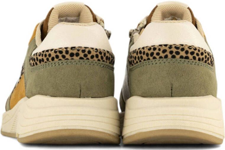 Graceland chunky sneakers beige groen