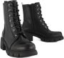 Graceland chunky veterboots zwart - Thumbnail 2