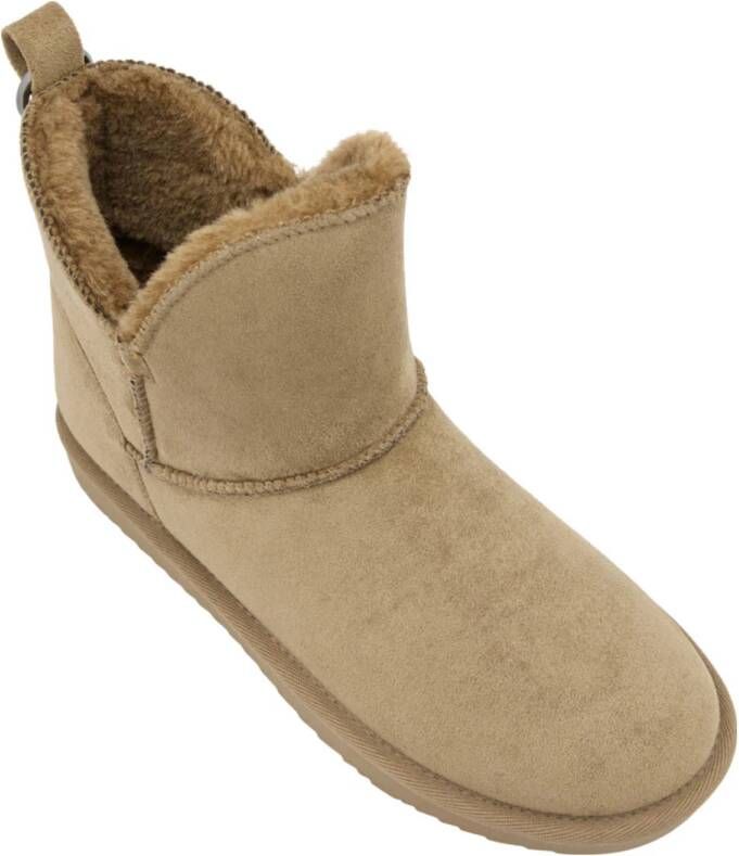 Graceland gevoerde enkelboots beige