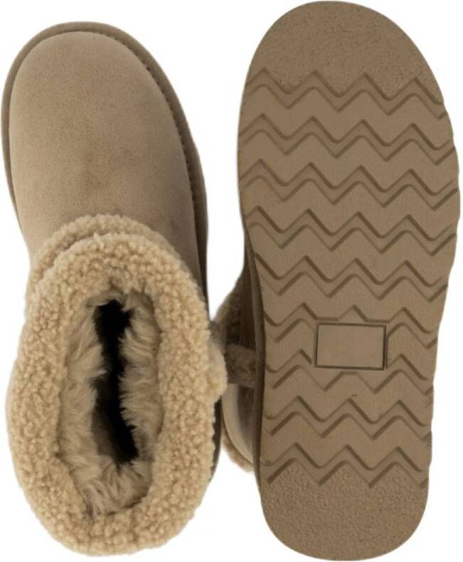 Graceland gevoerde enkelboots beige