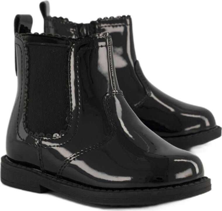 Graceland lak chelsea boots zwart