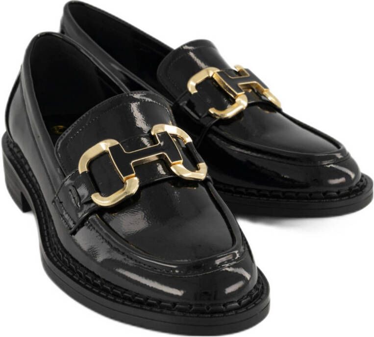 Graceland lak loafers zwart