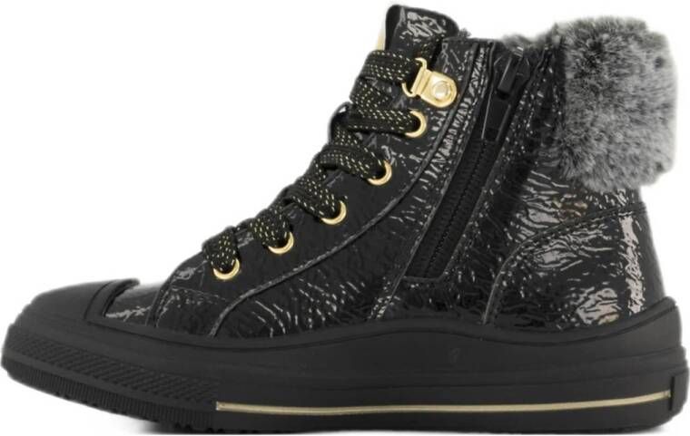 Graceland lak sneakers zwart