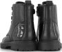 Graceland leren veterboots zwart - Thumbnail 2