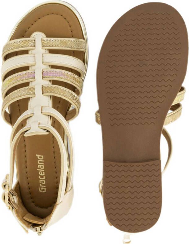 Graceland sandalen beige