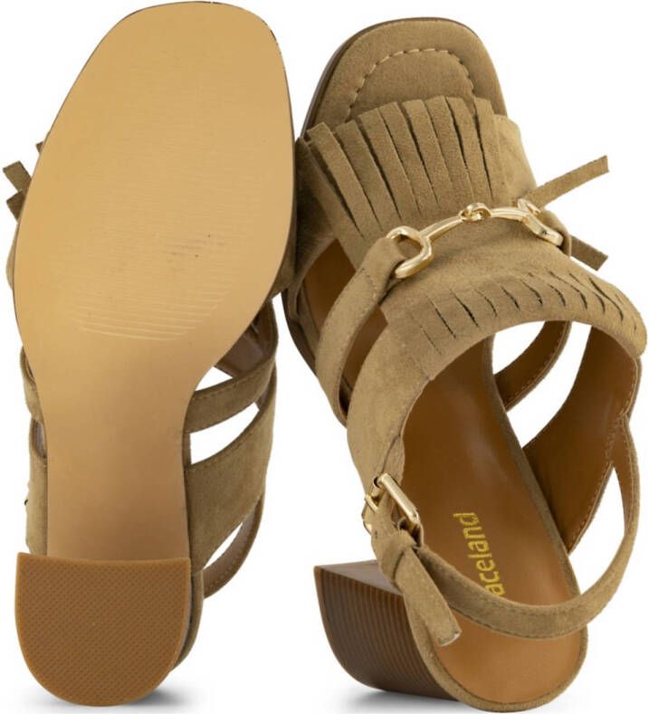 Graceland sandalettes beige