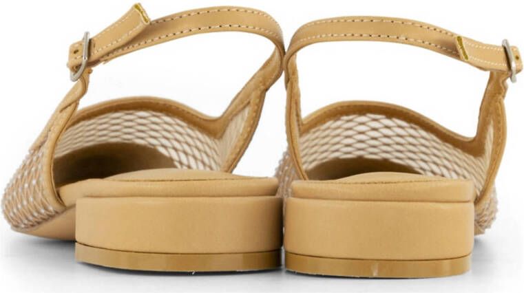 Graceland slingback loafers beige