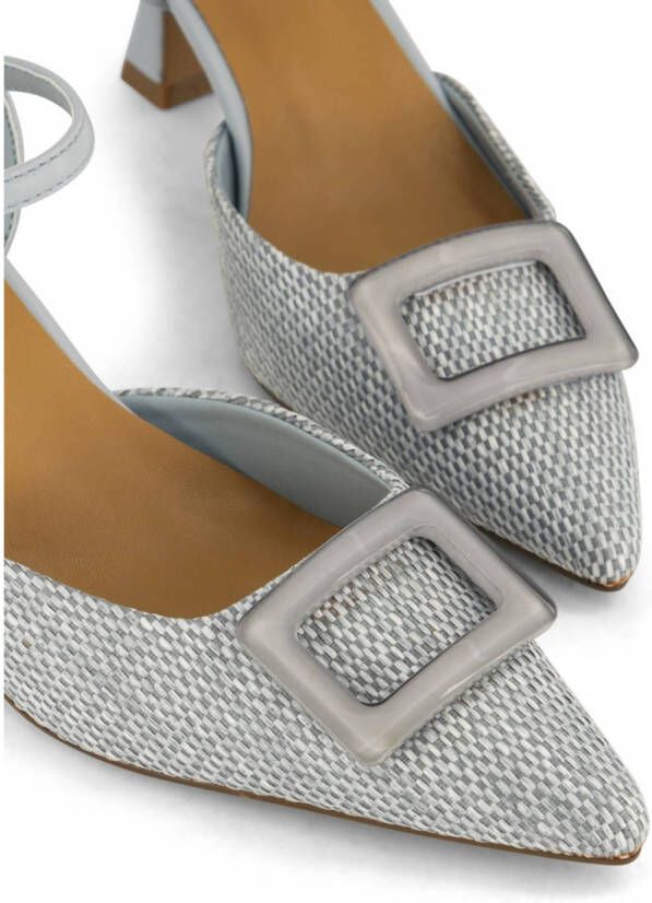 Graceland slingback pumps zilver