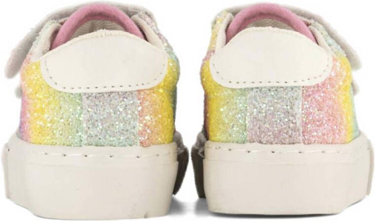 Graceland sneakers roze geel groen