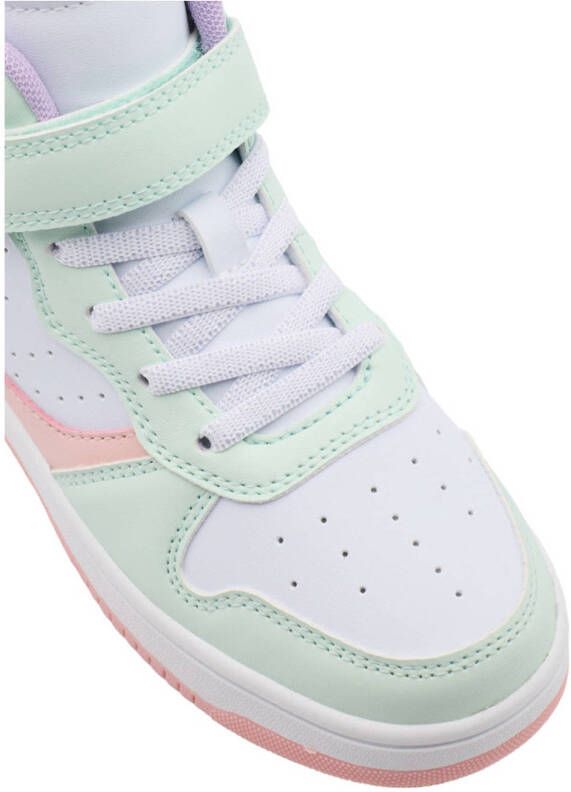 Graceland sneakers wit lichtgroen