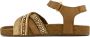 Graceland suède sandalen beige goud - Thumbnail 2