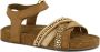 Graceland suède sandalen beige goud - Thumbnail 3