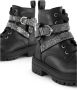 Graceland veterboots met siergesp zwart - Thumbnail 2