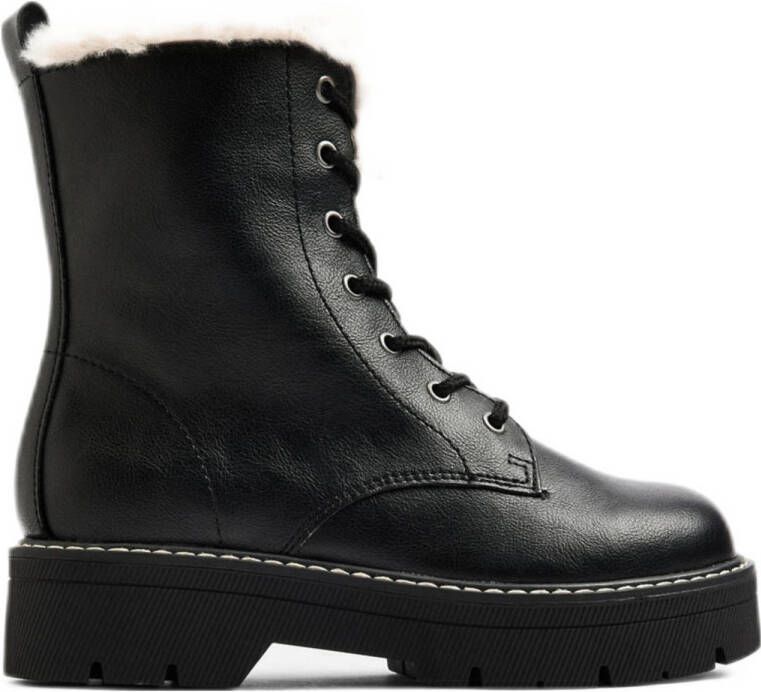 Graceland veterboots zwart