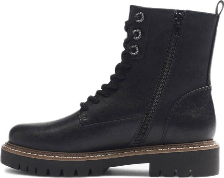 Graceland veterboots zwart