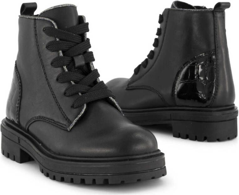 Graceland veterboots zwart