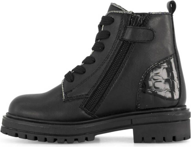 Graceland veterboots zwart