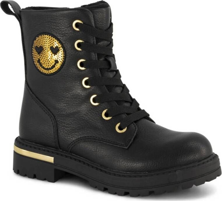 Graceland veterboots zwart