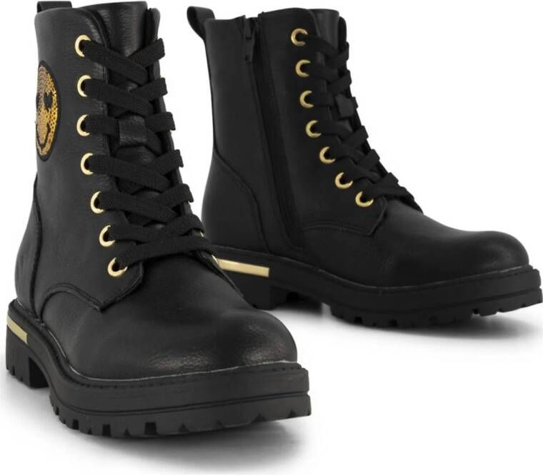 Graceland veterboots zwart