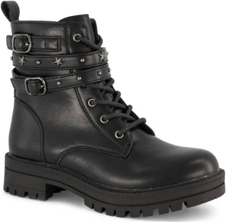 Graceland veterboots zwart