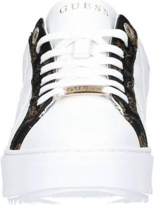 GUESS Dattice sneakers wit zwart