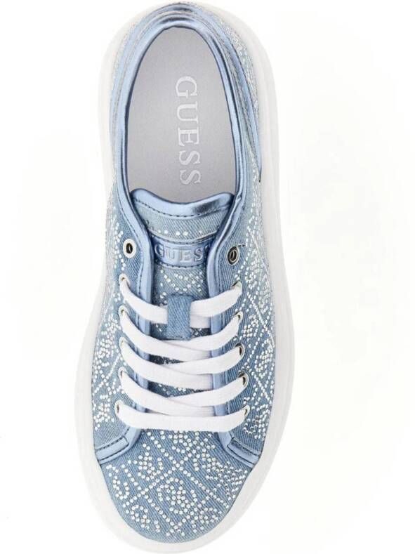 GUESS Queeny2 sneakers denim wit