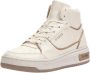 GUESS Tullia Hoge Dames Sneakers Wit Goud - Thumbnail 3