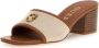 Guess Beige Suède Plateau Blokhak Sandalen Beige Dames - Thumbnail 7