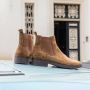 HABOOB Chelsea Boots Heren Liam Maat: 45 Materiaal: Suède Kleur: Camel - Thumbnail 6