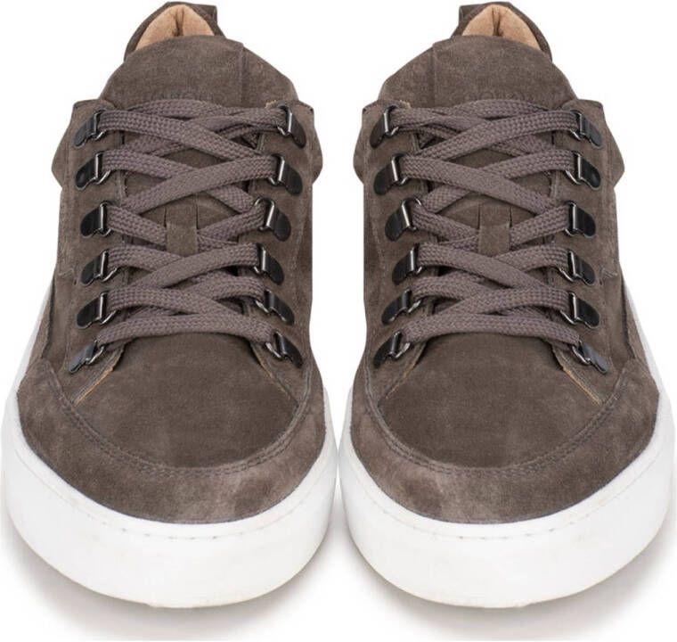 Haboob Lux suède sneakers donkergrijs