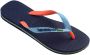 Havaianas Brasil teenslippers blauw Rubber 37 38 - Thumbnail 7