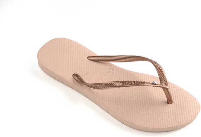 Havaianas Slim crystal teenslippers rosé