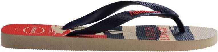 Havaianas teenslippers beige blauw rood