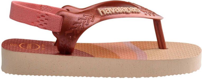 Havaianas teenslippers met hielbandje roze