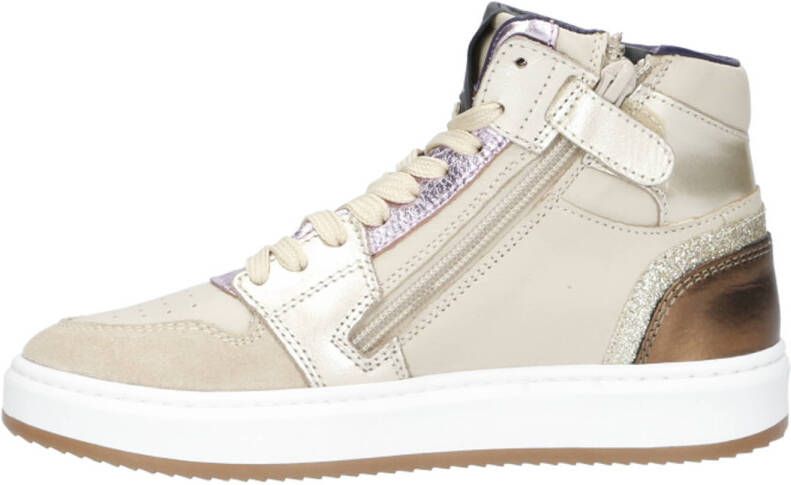 Hip H1765 leren sneakers beige