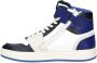 Hip H1765 Sneakers Leren Sneaker Jongens Blauw - Thumbnail 4